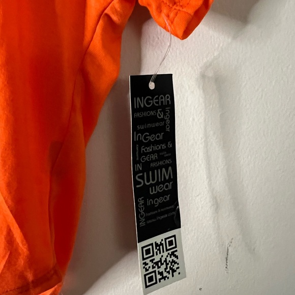 Philadelphia Flyers Women’s Orange Graphic Crop Top - Picture 3 of 4